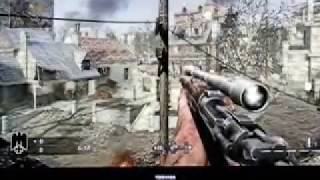 Call Of Duty World At War: Sniper spots, glitches and cool spots (part 2)