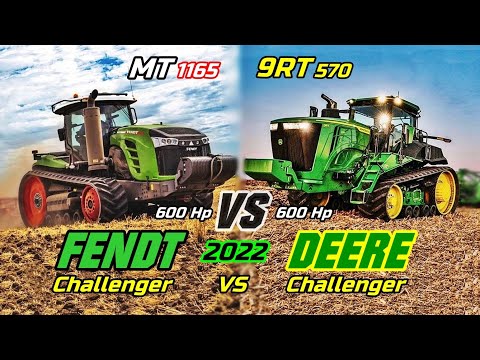 Fendt MT 1165 VS New John Deere 9RT 570 [Power/Size/Performance/Innovations Comparison] 2022