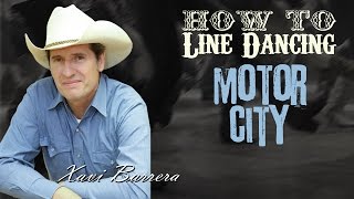 How to dance MOTOR CITY 32 Counts Beginner Country Style Line Dance