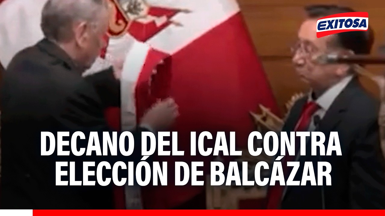 🔴🔵 Congreso hizo “oídos sordos” a denuncias contra José María Balcázar, señala decano del ICAL