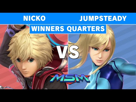 MSM 203 - Demise | Nicko (Shulk) Vs Jumpsteady (Zero Suit Samus) Winners Quarters - Smash Ultimate