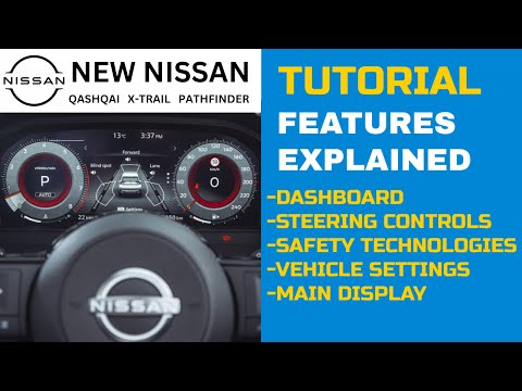 Nissan Tutorial -- Dashboard Display, Driver Assistance, Steering Controls and more!!!