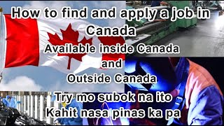 How to find and apply a job in Canada (direct employer)