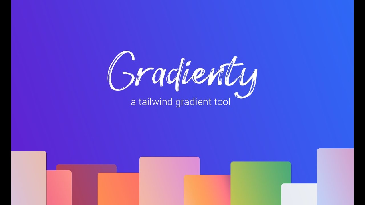 Gradienty demo video