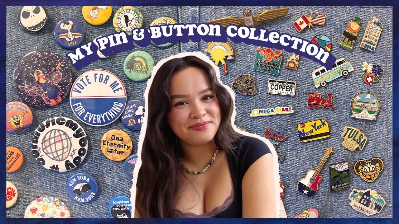 My Pin Collection ⭐️  Enamel Pins & Pinback Buttons