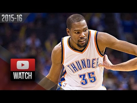 Kevin Durant Full Highlights vs Mavericks (2016.01.13) - 29 Pts, 10 Reb