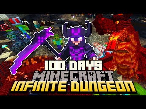Kracket - I Survived 100 Days in an Infinite Dungeon on Minecraft.. Here's What Happened