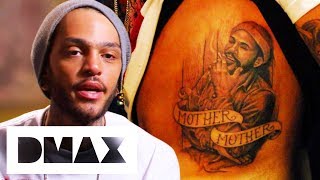 Travie McCoy Gets Huge Rib Tattoo Of Marvin Gaye | LA Ink