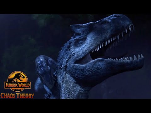 Allosaurus Vs Atrociraptors! Allosaurus Saves Brooklynn| Jurassic World Chaos Theory Season 2 Clip