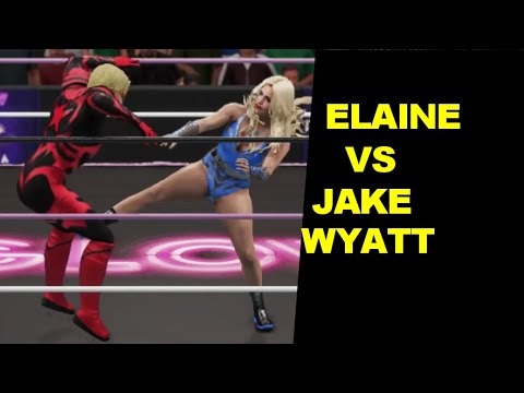 GLOW 1985 Elaine vs Jake Wyatt - Mixed Match