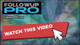 Follow up PRO - How to increase your bottom line with customers through follow up - followuppro.net