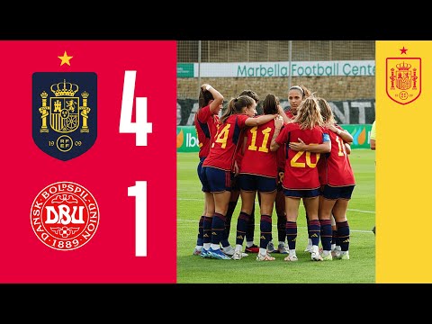 RESUMEN | Sub- 23 | España 4-1 Dinamarca | Partido amistoso | 🔴 SEFUTBOL