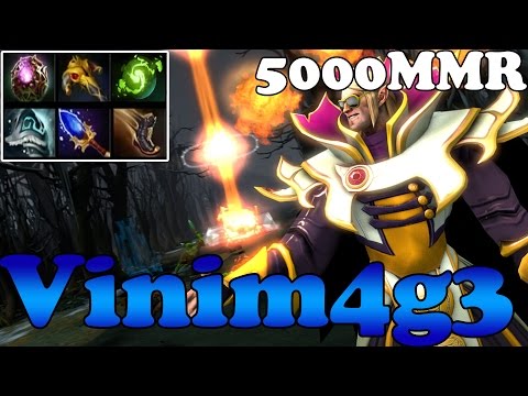 Dota 2 - ViniM4g3 5000MMR Plays Invoker vol 5 - Subscriber Ranked Gameplay
