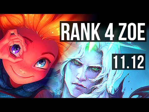 ZOE vs VIEGO (MID) | Rank 4 Zoe, 8/1/10, 1.6M mastery, 1000+ games, Rank 28 | KR Challenger | v11.12