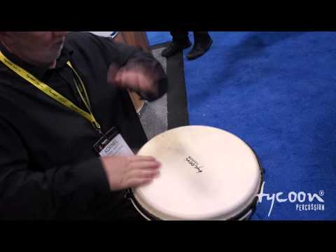 Tycoon Percussion Canary Djembe and Kornel Horvath Winter NAMM 2015