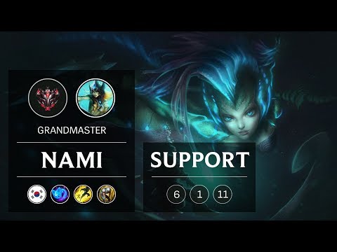 Nami Support vs Galio - KR Grandmaster Patch 9.4