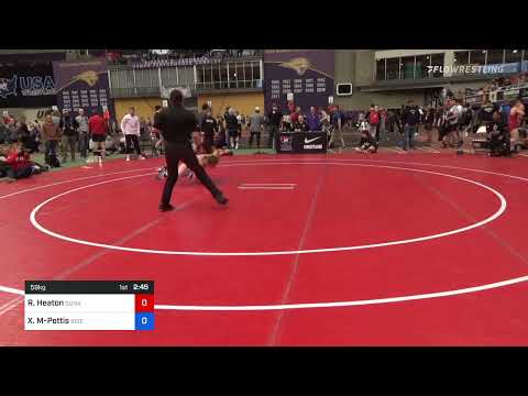 59 Kg Rr Rnd 5 - Ronna Heaton, Sunkist Kids Wrestling Club Vs Xochitl Mota-Pettis, Rise RTC 46b1