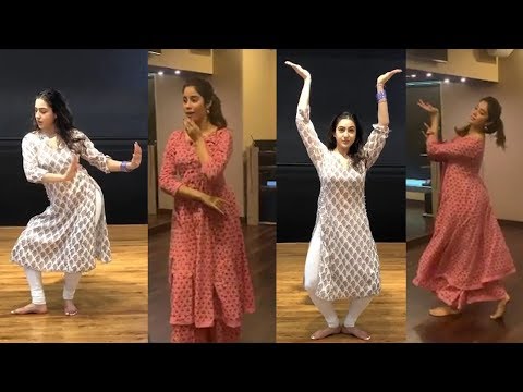Janhvi Kapoor VS Sara Ali Khan Graceful Classical Dance In Quarantine Lockdown Days