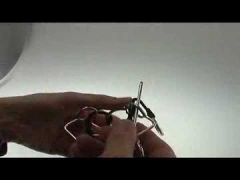 Solution for Annihilator from Puzzle Master Wire Puzzles