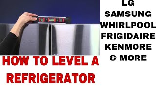 Refrigerator french door not level Easy Fix Watch now!