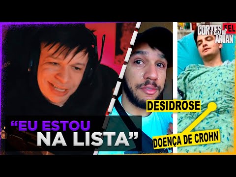 ARUAN REAGE A 5 YOUTUBERS QUE TEM DOENÇAS INCURÁVEIS (POKEY) - Cortes do Aruan