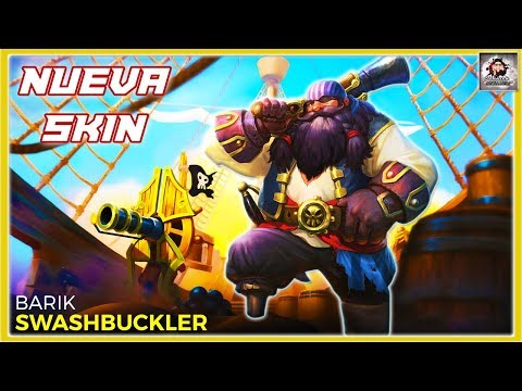 Paladins - Barik Swashbuckler, Nueva Skin (Gameplay #64)