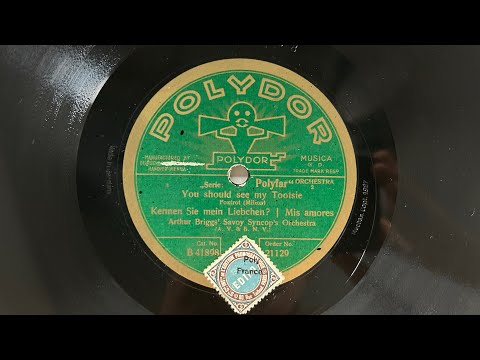 ARTHUR BRIGGS: You should see my tootsie! - HOT - 1927