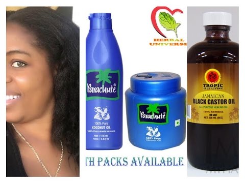 How To Grow Long Hair With Hot Oil Treatment Coconut Oil Castor