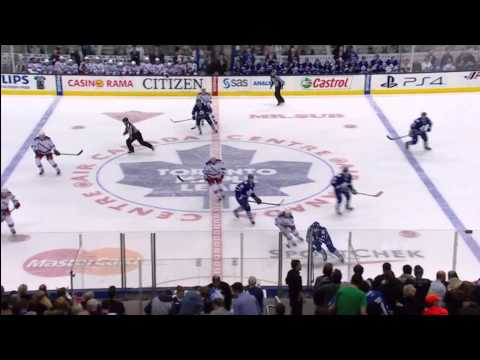 Komarov's Goal - Rangers 4 vs Leafs 5 - Nov 8th 2014 (HD)