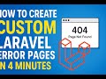 Laravel Custom Error Pages Build Beautiful 404 500 Pages In 5 Minutes