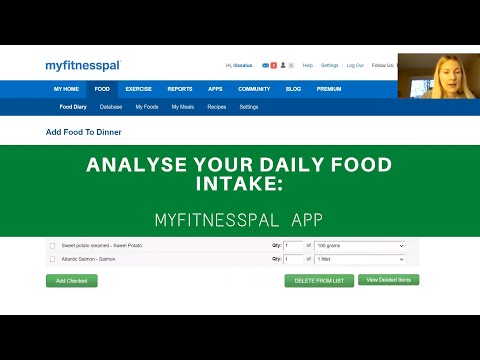 Myfitnesspal – analyse your daily food intake