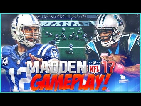 Madden NFL 17 Gameplay! FULL GAME! Cam Newton vs Andrew Luck!!!