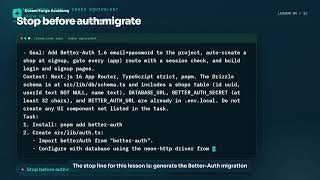 SlipCheck — Add Mechanic Sign-In with Better Auth (Course 1 · Lesson 4)