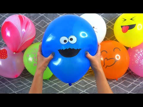 FUN BALLOON POP COMPILATION PART 15!!! #satisfying #asmr #popping #balloon #color #fun