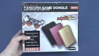 Super Compact Retro Game Console / Pandora Games OS Dongle System !