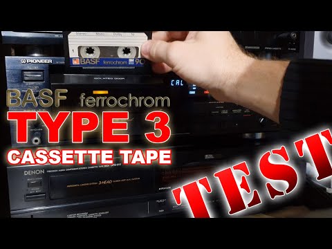 Testing a TYPE-3 cassette tape BASF ferrochrom