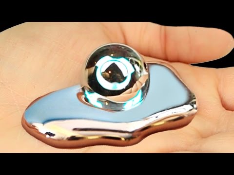 LIQUID MIRROR!? Metal That Melts In Your Hand! Video