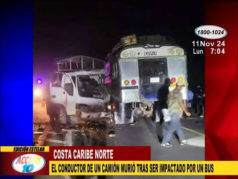 Accidente de tránsito deja a un muerto en el Municipio de Rosita