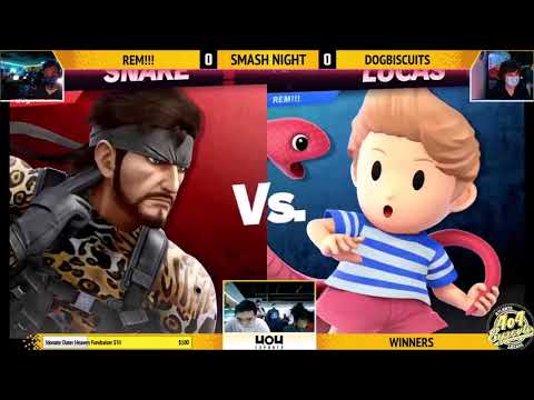 SSBU - 4o4 Smash Night 2 - Dogbiscuits (Snake) vs DH| REM!!! (Lucas) - Winners Round 2