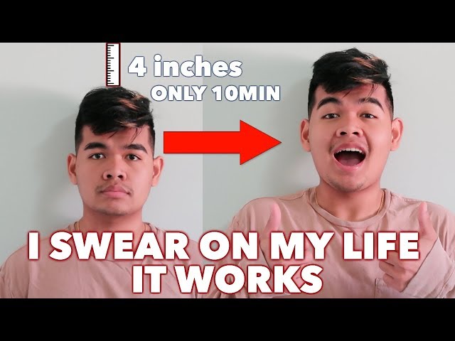 How To Grow 4 Inches Taller In 10 Minutes - No BS I Swear!