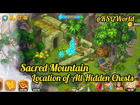 Island Hoppers /Lvl 28 /Chap 1/ Sacred Mountain/Location of all hidden Chests/Gameplay Walkthrough