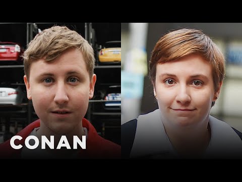 Johnny Pemberton Is A Dead Ringer For Lena Dunham | CONAN on TBS