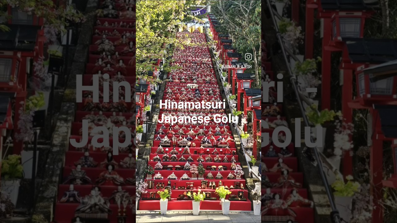 Japanese style Golu - Hinamatsuri