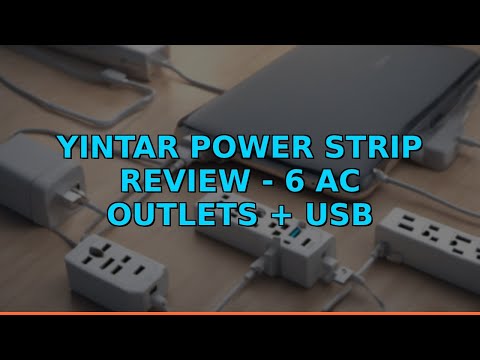 Yintar Power Strip Review - 6 AC Outlets + USB Ports