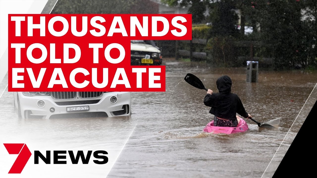 More residents told to evacuate as Sydney's flooding crisis continues to worsen | 7NEWS