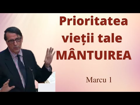 The priority of your life is SALVATION (Daniel Brânzei) Mark 1