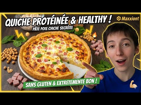 Quiche Protéinée & Healthy : La recette parfaite pour garder la forme !