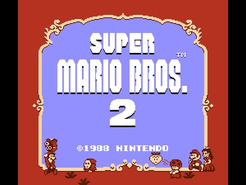 Super Mario Bros. 2 (1988) NES Playthrough