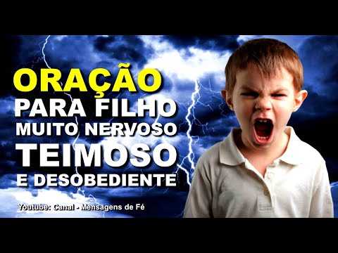 Prayer to calm a nervous, agitated and stubborn child