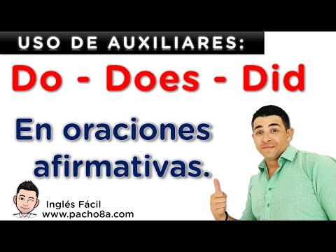 🔴 Así se usan los auxiliares DO, DOES y DID en oraciones afirmativas en inglés - Modo enfático